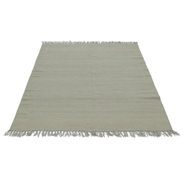 August Grove Cedartown Ubique Handwoven Wool Light Green Rug Wayfair.ie